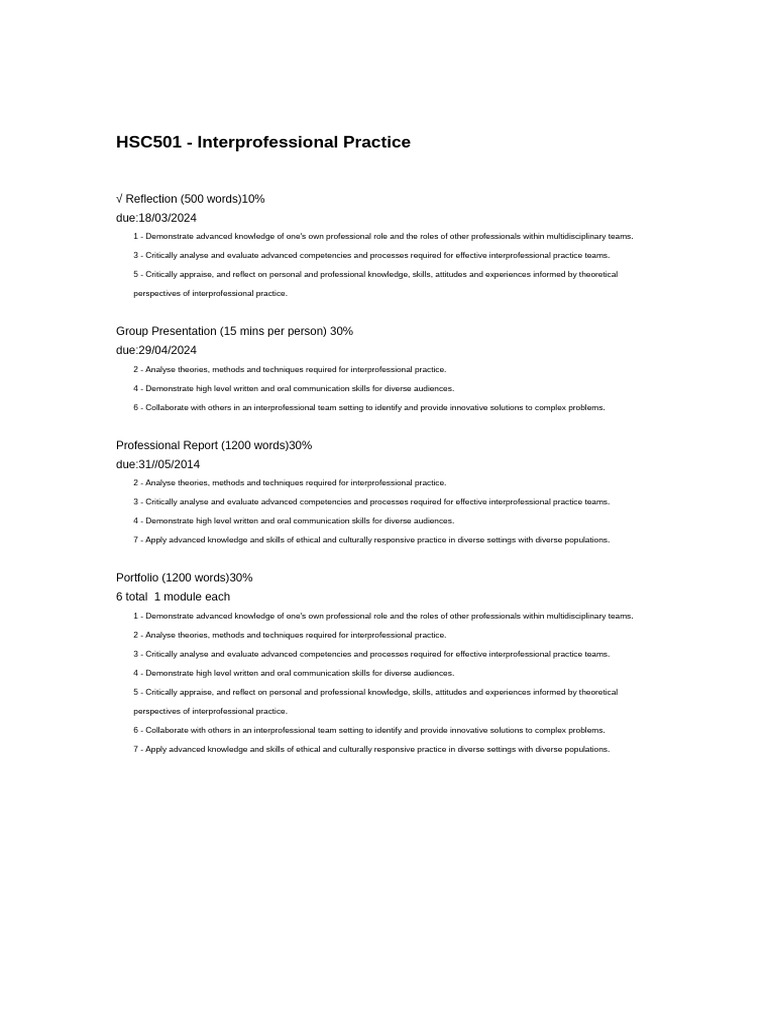 Assessment Over Look | PDF