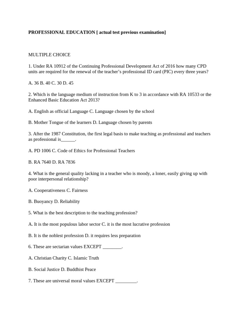 Actual Exam | PDF