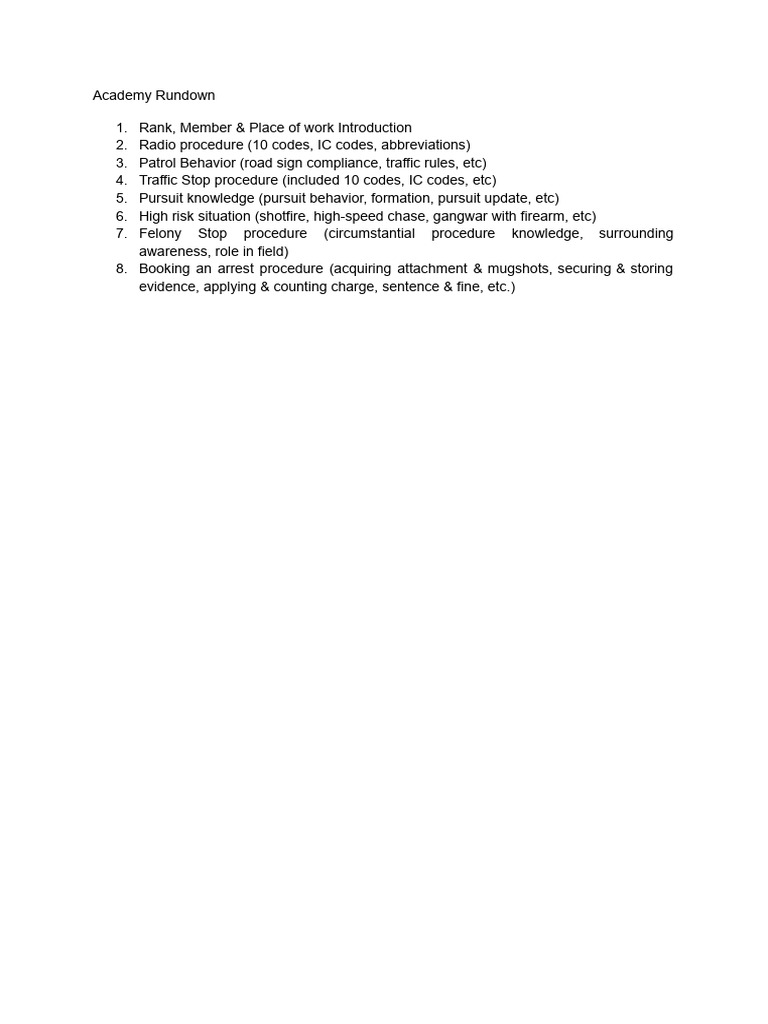Officer Manual 1.0 | PDF
