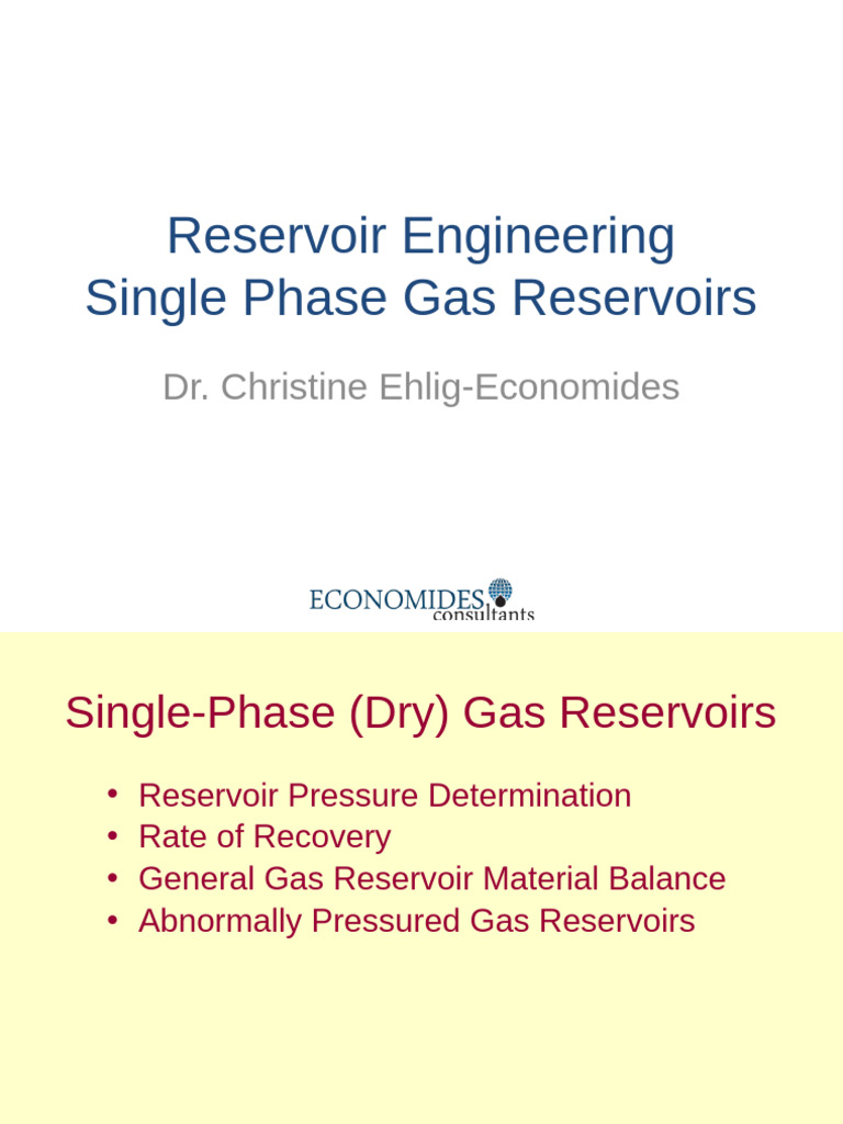 06 Gas Reservoir Monitoring | PDF