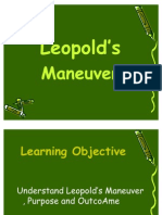 Leopold's Maneuver Technique