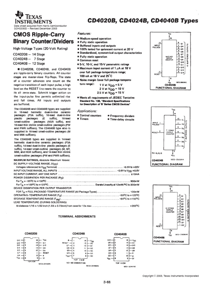 Data Sheet Acquired From Harris Semiconductor SCHS030D Revised December ...