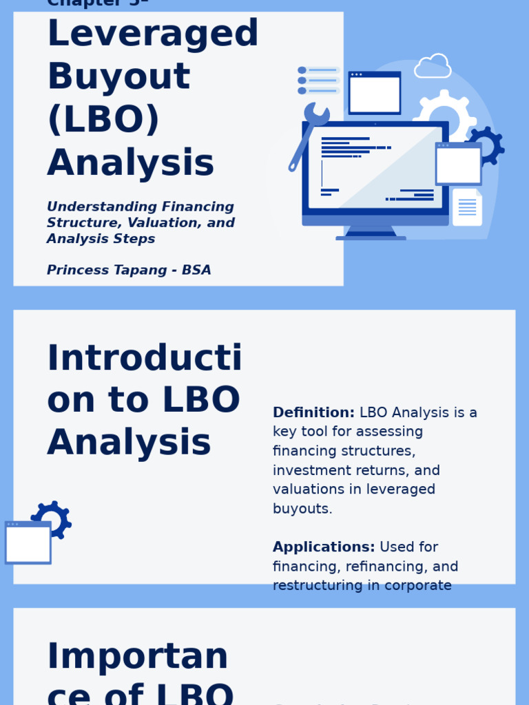 Chap 5 - Leveraged Buyout (LBO) Analysis | PDF