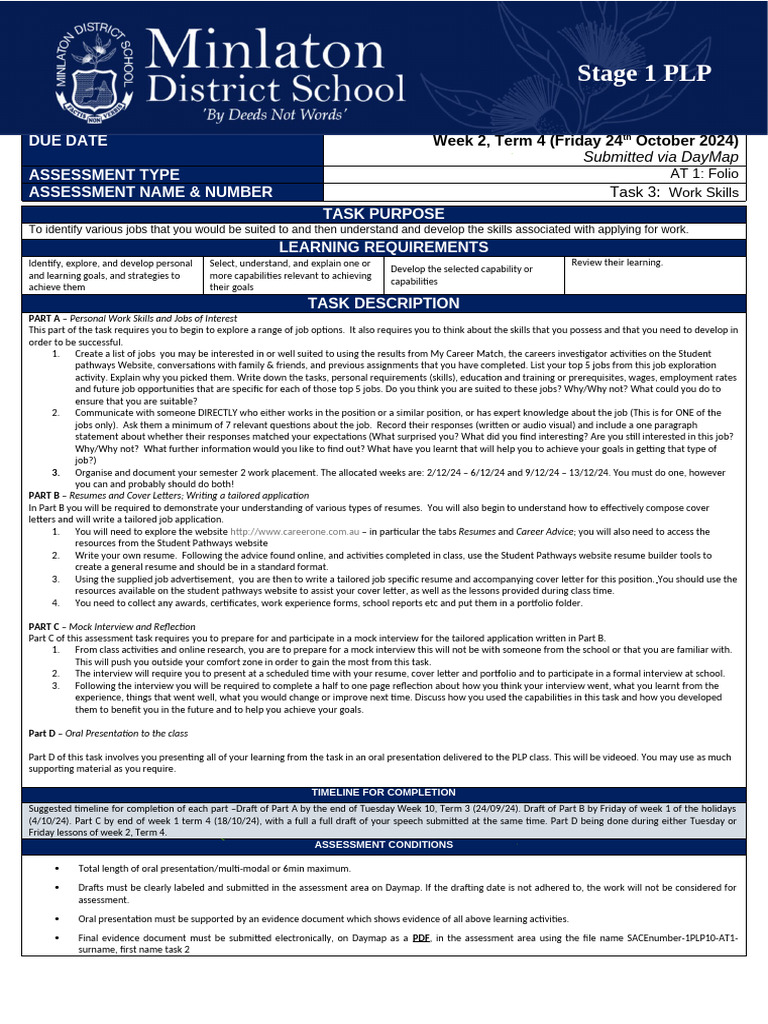 PLP Folio Task 3 2024 | PDF