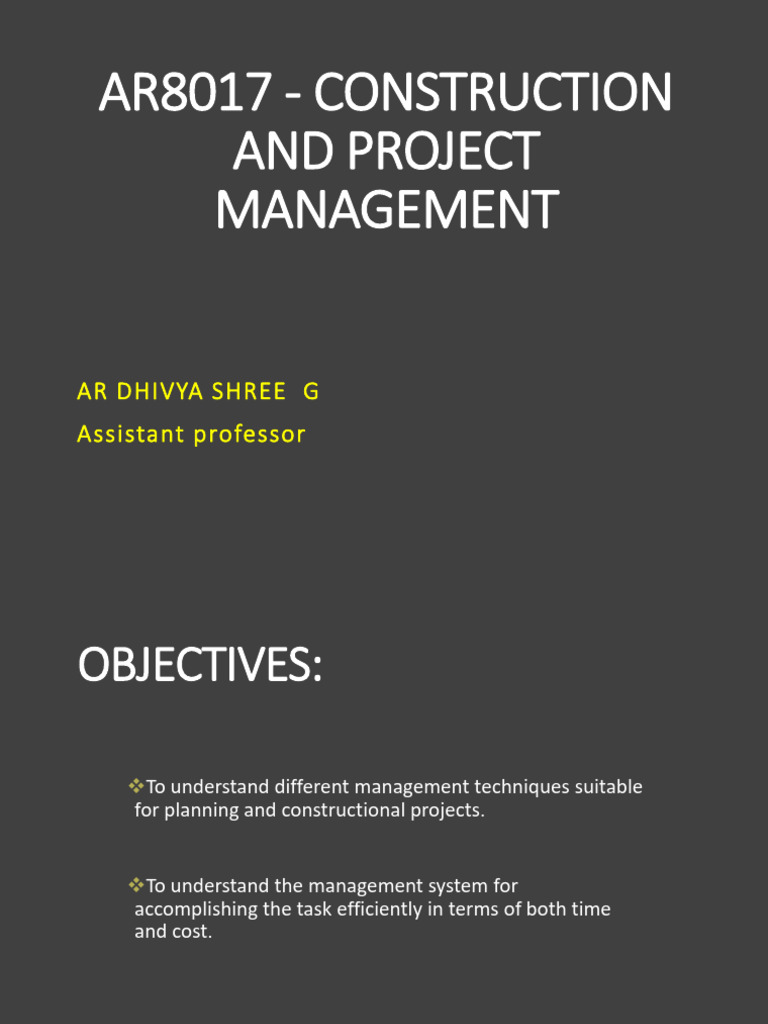 Project Management | PDF