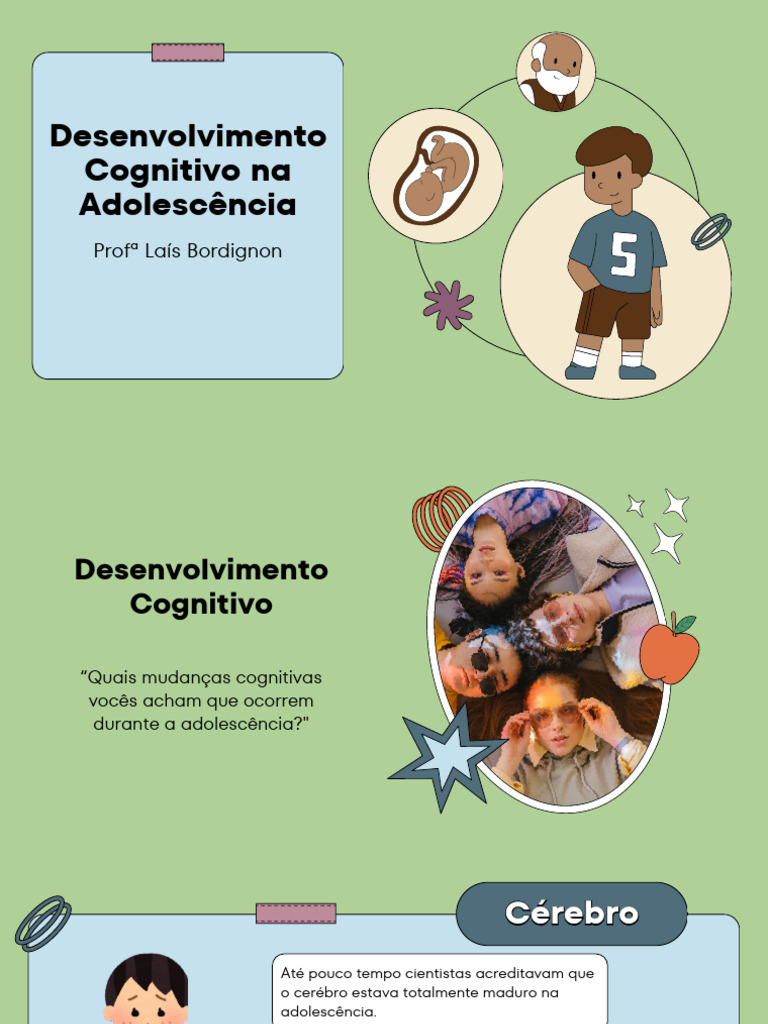 Desenvolvimento Cognitivo Na Adolescência | PDF