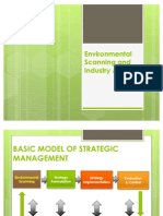 Environmental Scanning and Industry Analysis Continuation