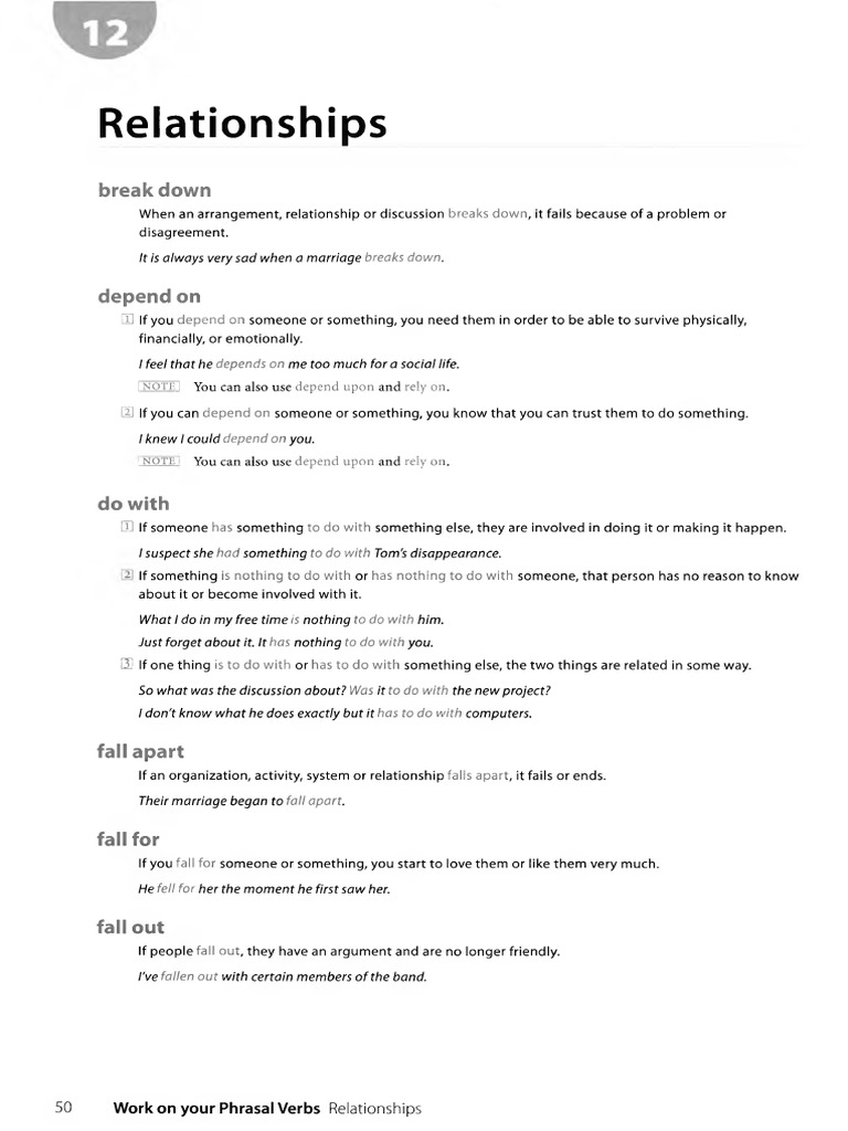 Relationships 3 | PDF