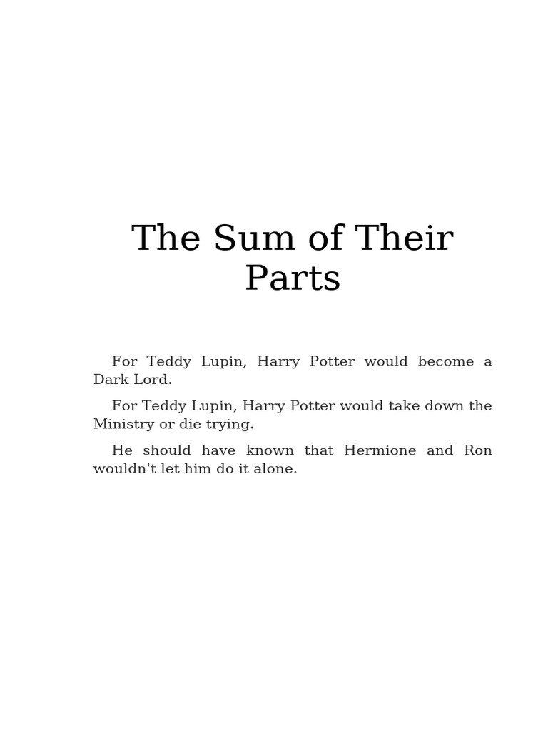 Sum of Their Parts Edited v3 | PDF