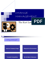 Change Management - Theory of Kurt Lewins