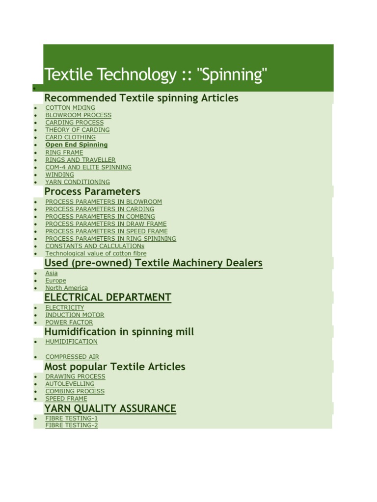 Yarn Quality Control and Faults Guide | PDF | Spinning (Textiles) | Yarn
