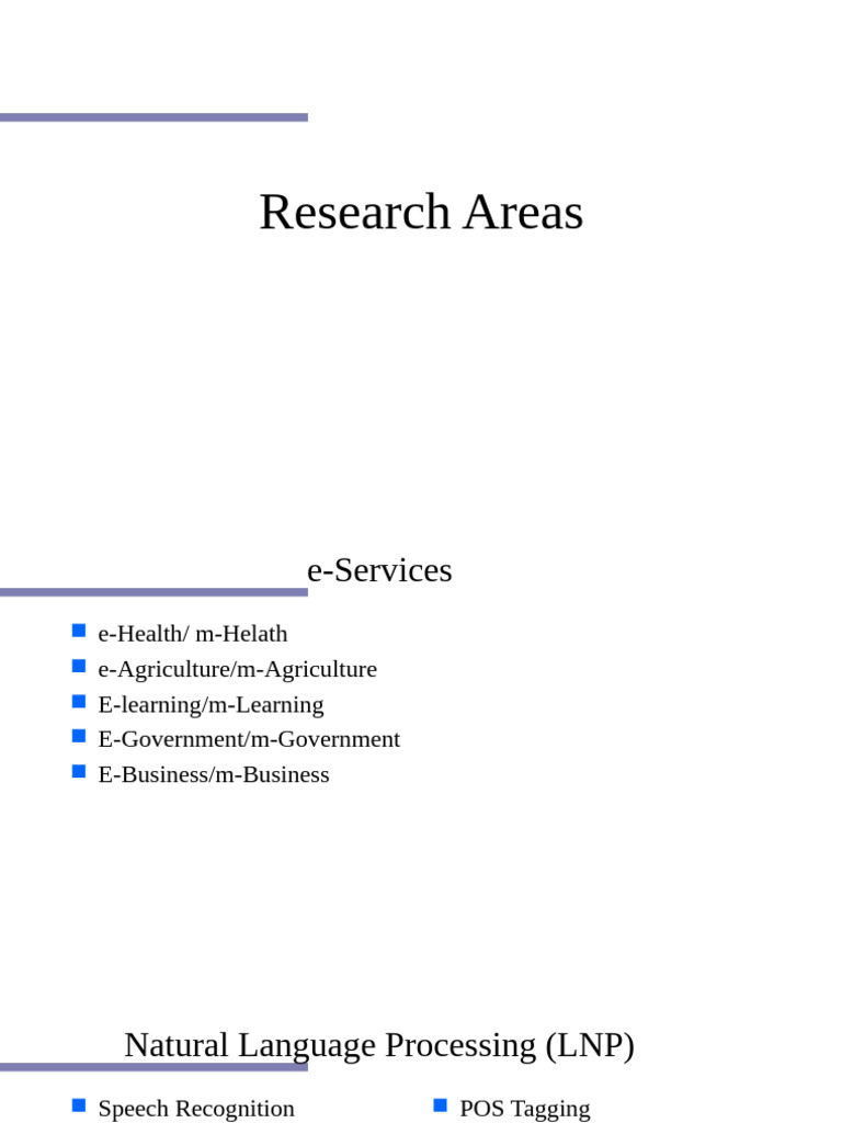 Research Areas in Technology and AI | PDF | Wireless Ad Hoc Network ...