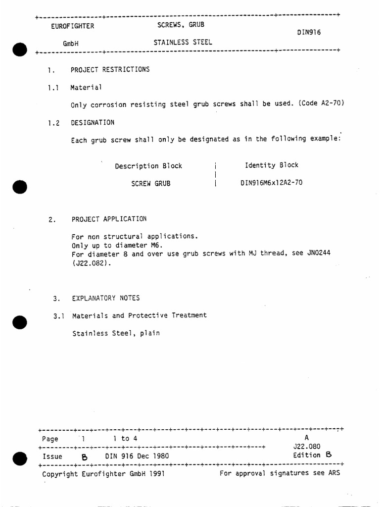 Din 916 | PDF