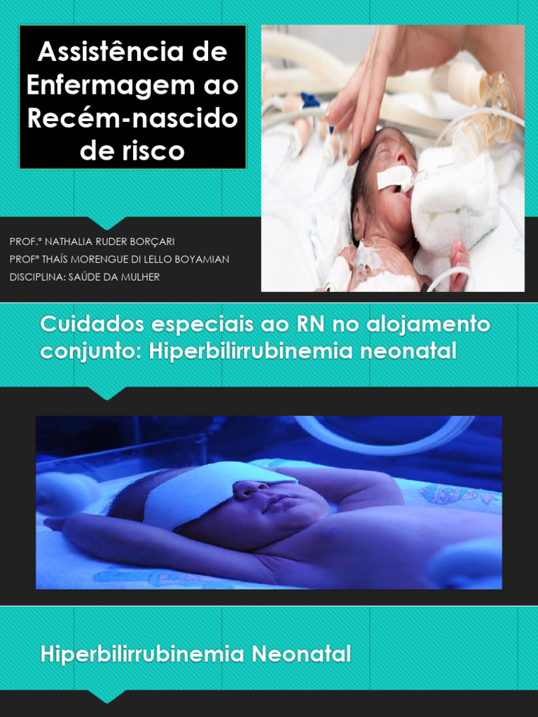 Aula 15 - Assistência de Enfermagem Ao Recém-Nascido de Risco | PDF