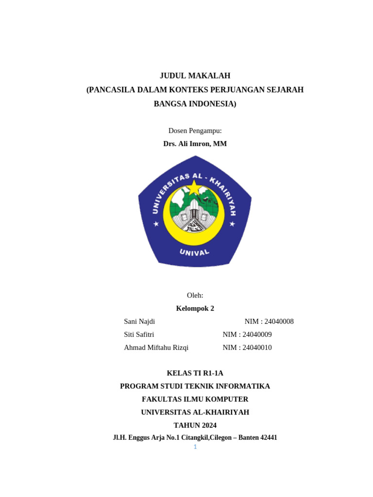 Template Penulisan Makalah 1 PDF