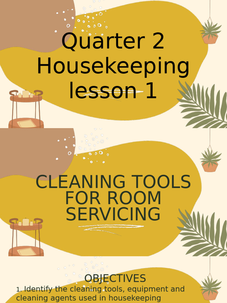q2 Housekeeping10 Lesson1 | PDF