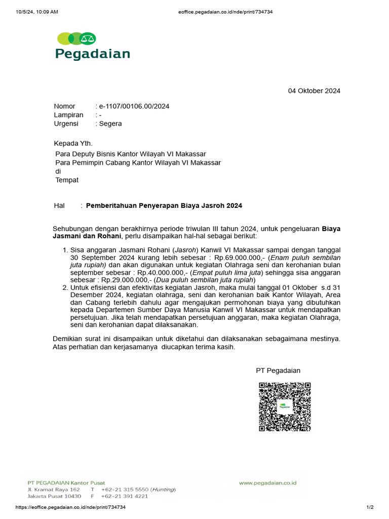 Eoffice - Pegadaian.co - Id Nde Print 734734 | PDF