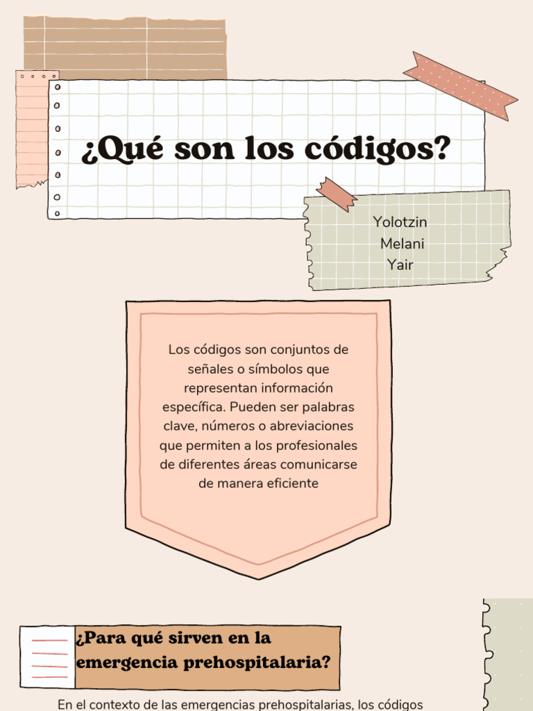 Códigos en Emergencias Prehospitalarias | PDF | Comunicación | Paramédico
