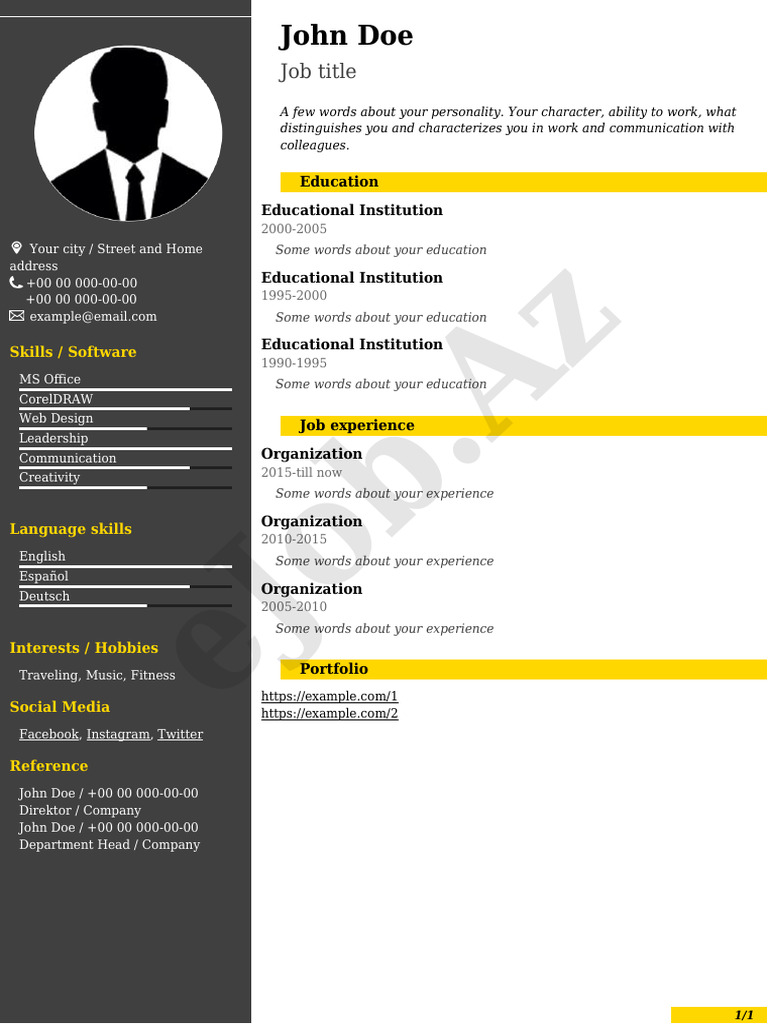 Ejob - Az: Job Title | PDF