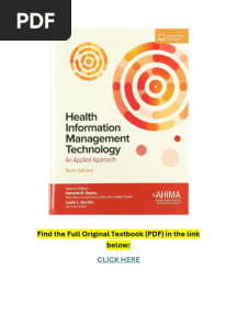 Health Information Management Technology An Applied Approach 6th Edition PDF