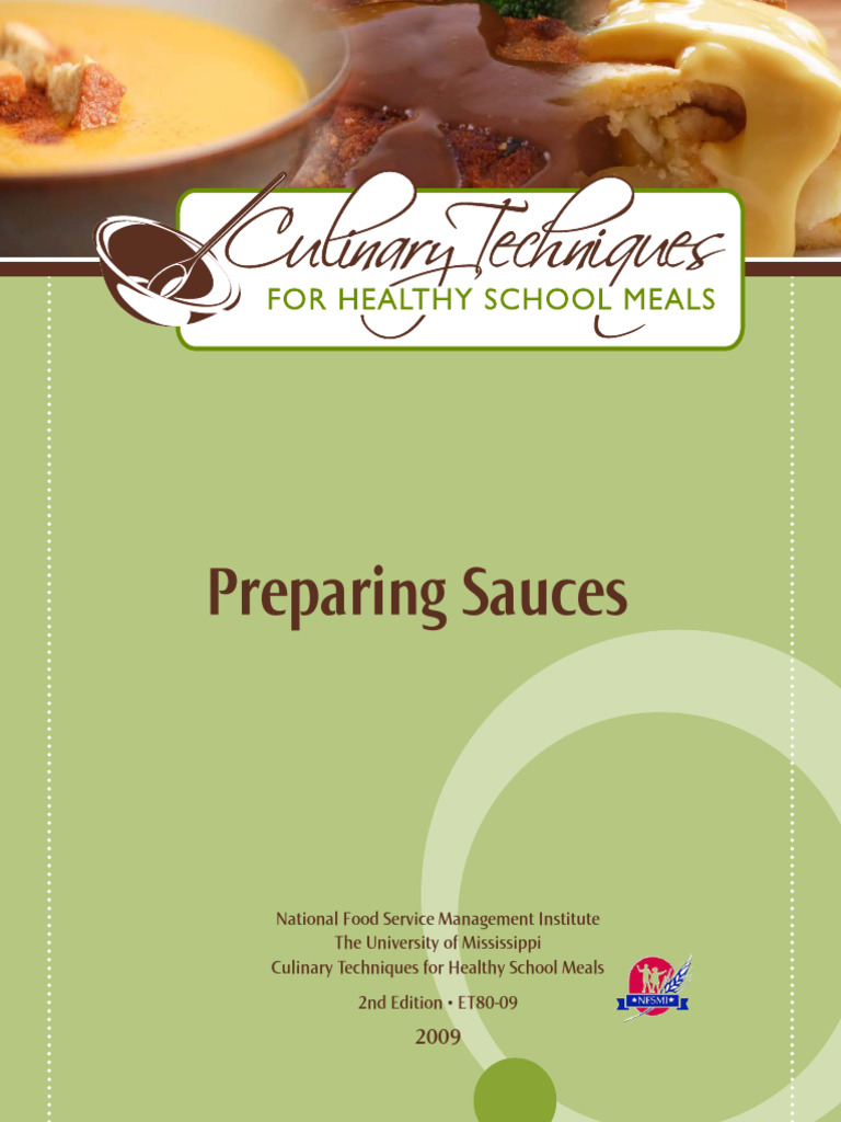 Culinary Techniquesfor Schools | PDF | Stock (Food) | Sauce