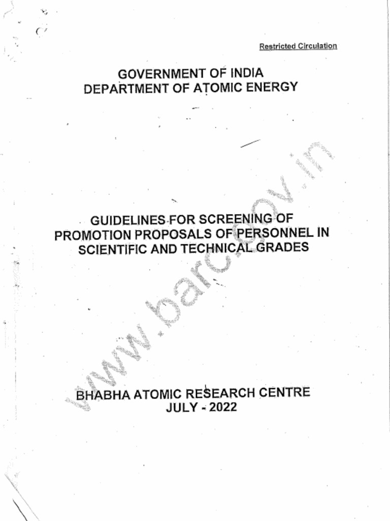 Promotion Guidelines | PDF