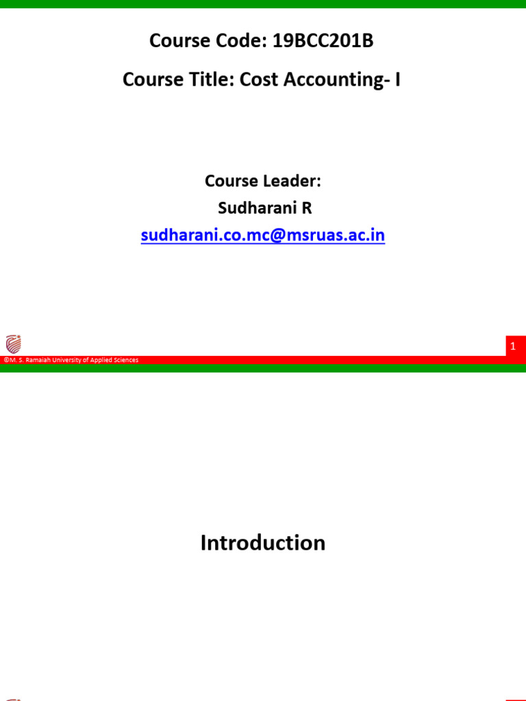Chapter 1 - Introduction | PDF