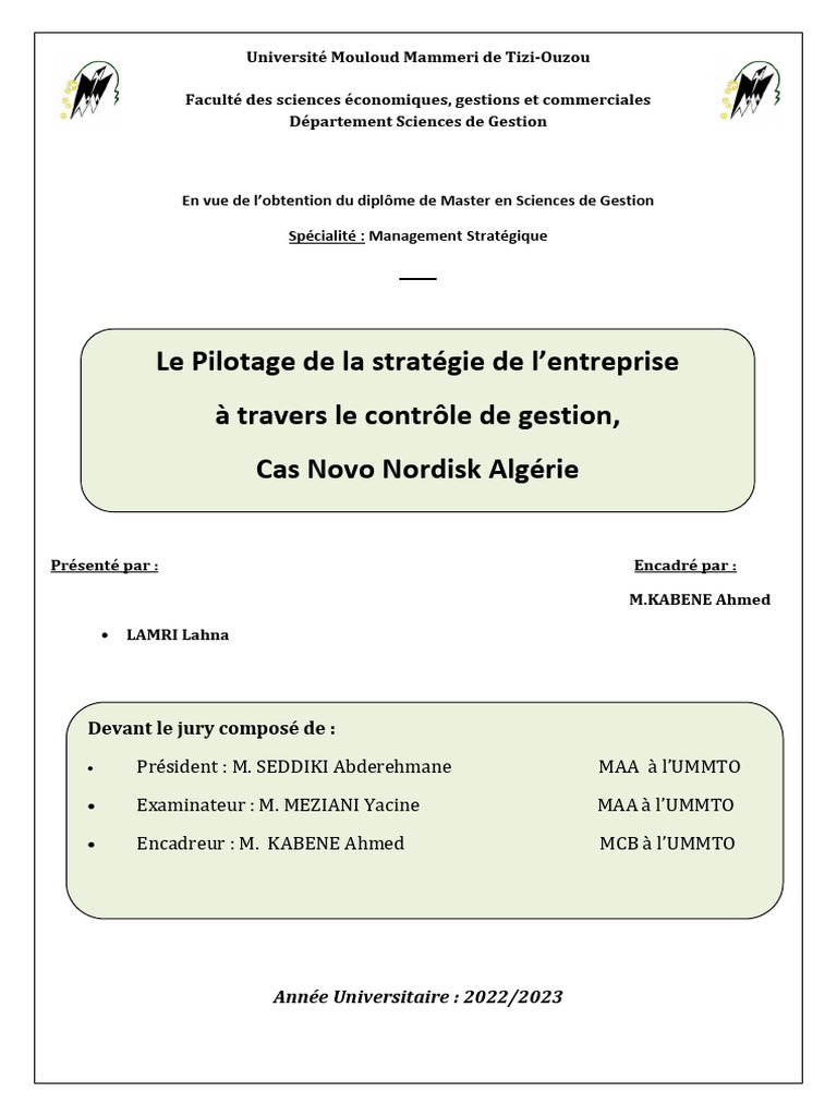 Mémoire Complet Pdf