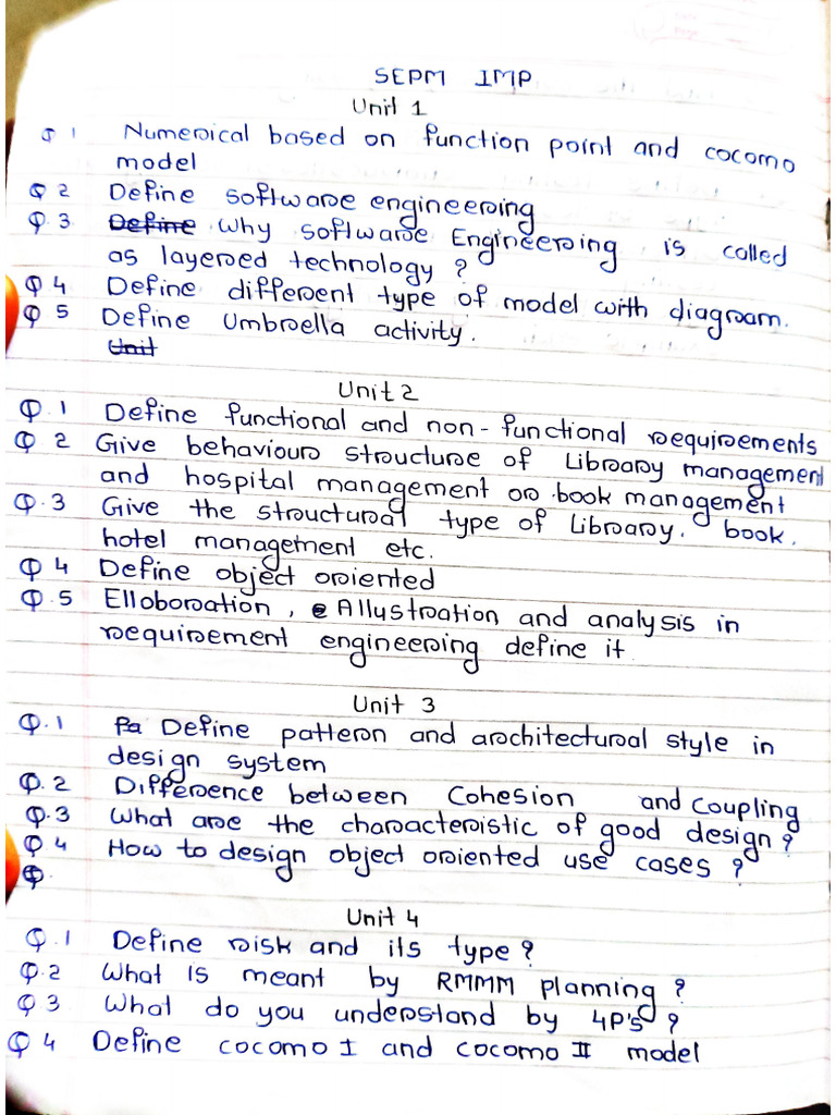 Sepm 1 | PDF