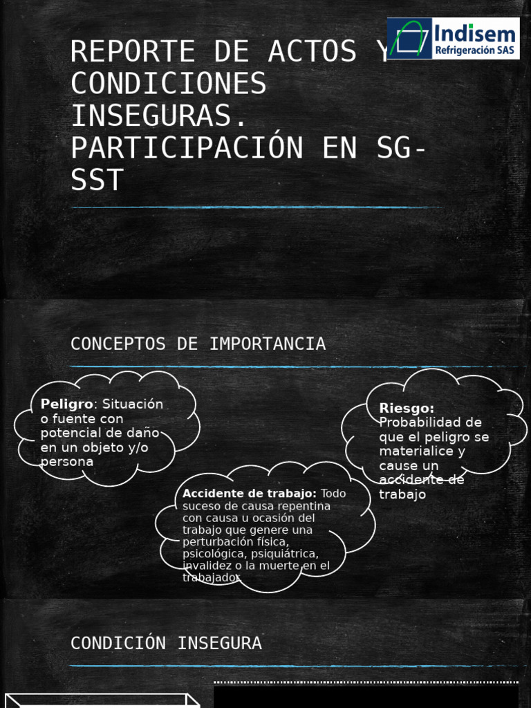Reporte de Actos y Condiciones Inseguras | PDF