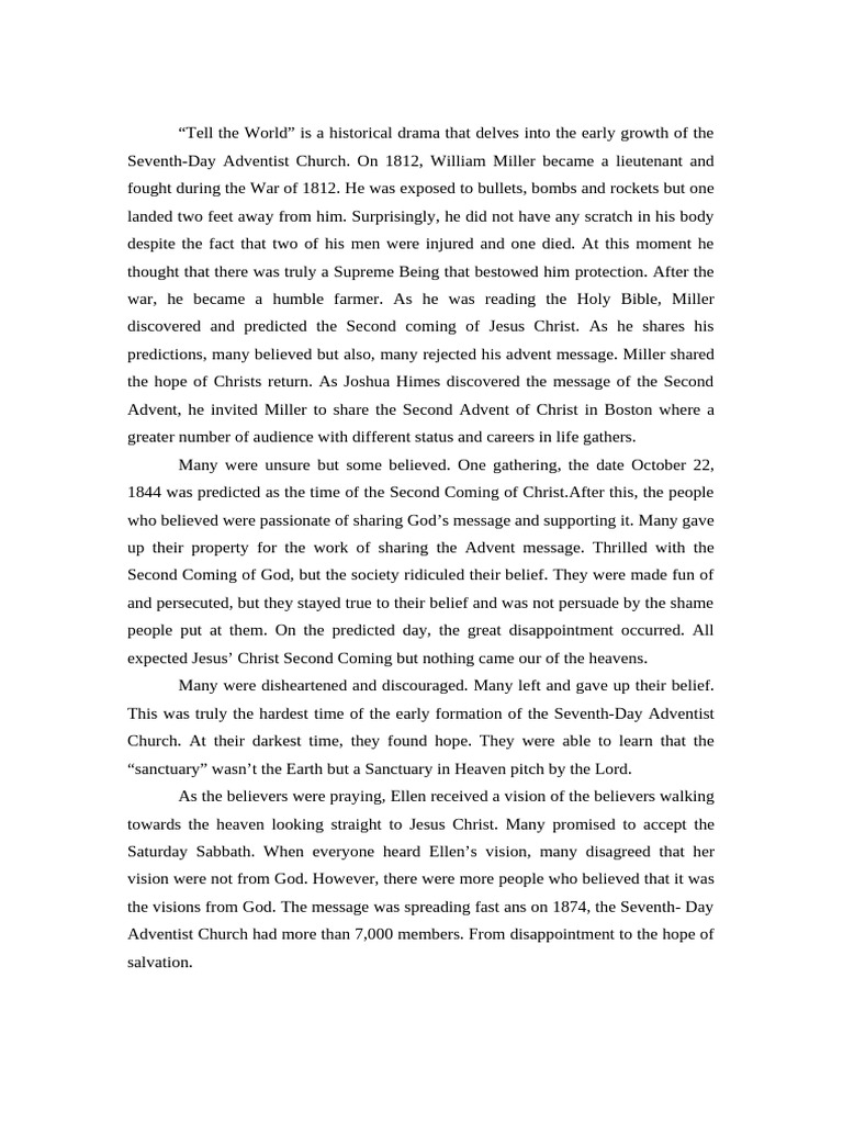 Movie summary pdf