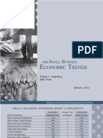 NFIB Small Business Confidence January 2012