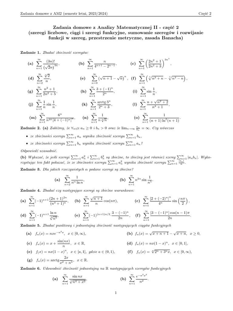 AM2 PowtKol2 2023-2024 | PDF