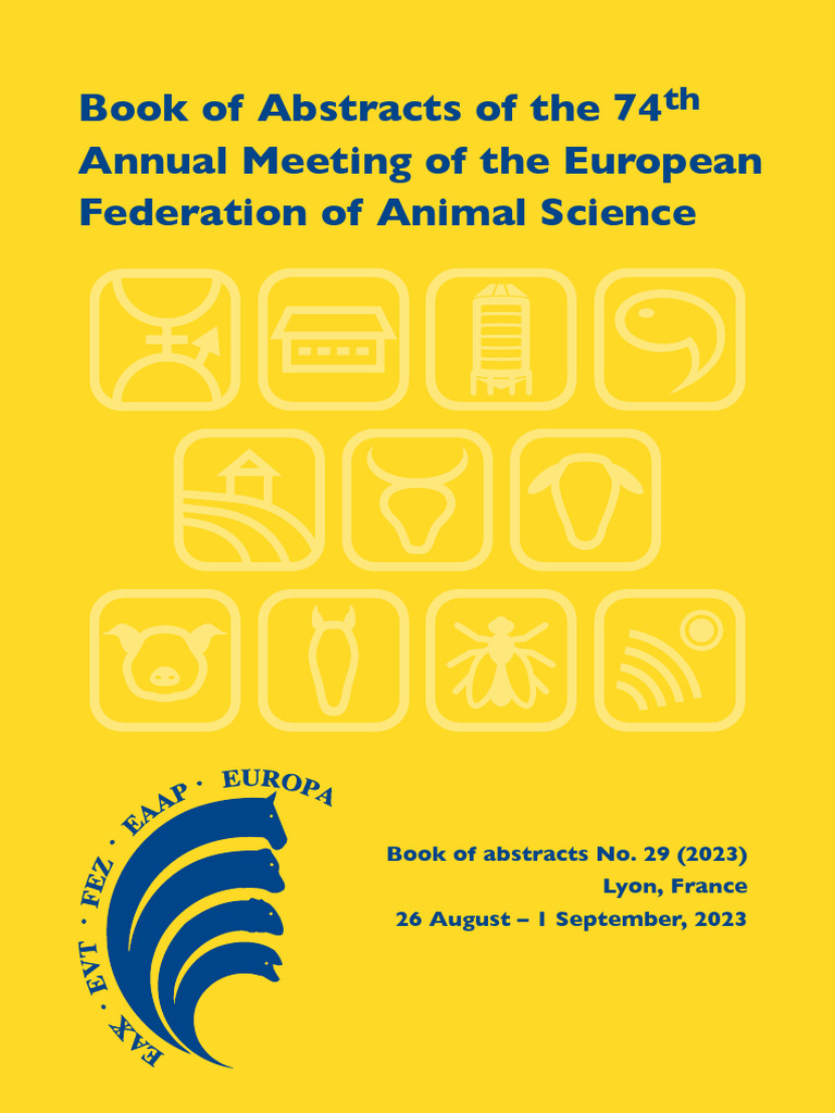 2023 Lyon EAAP Book Abstracts | PDF