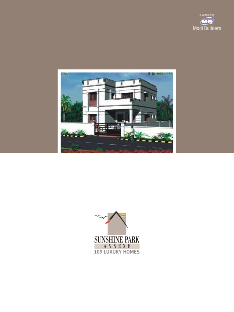 Modi Sunshine Park Brochure-Original | PDF