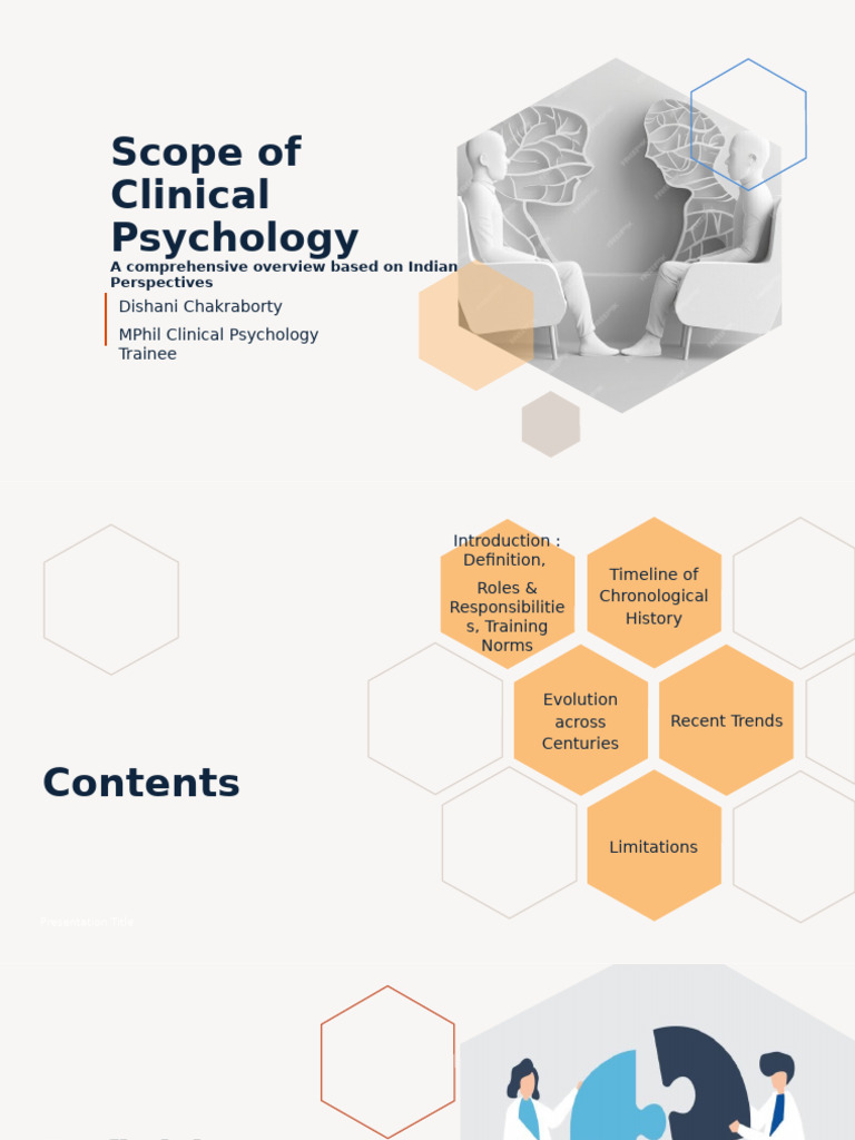 Scope of Clinical Psychology by Dishani | PDF