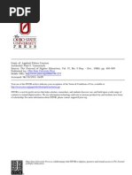 Goals of Applied Ethics Courses