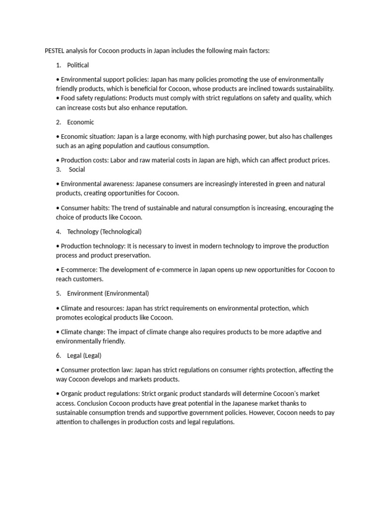 pestel-analysis-for-cocoon-products-in-japan-pdf