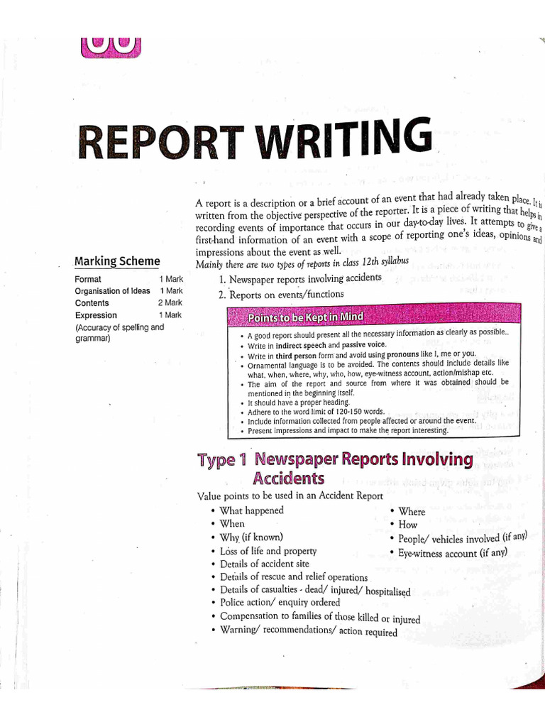 Report Writing | PDF