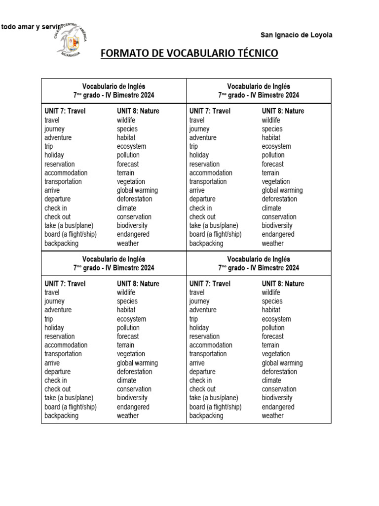 Vocabulary | PDF