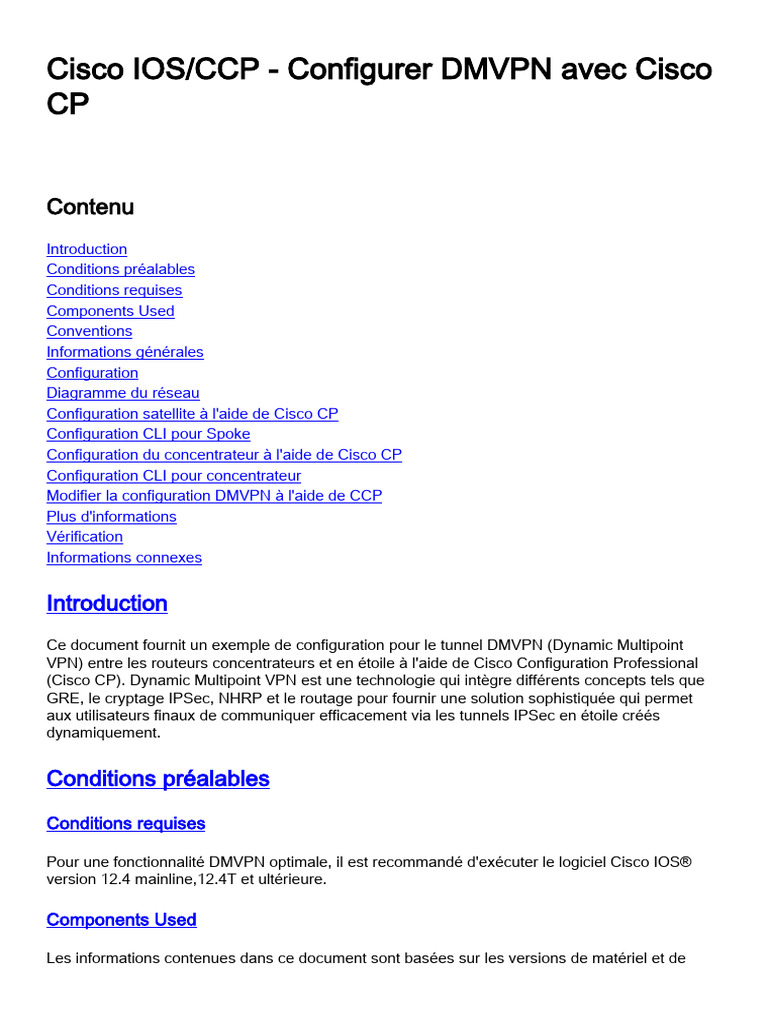 DMVPN CCP Router 00 | PDF
