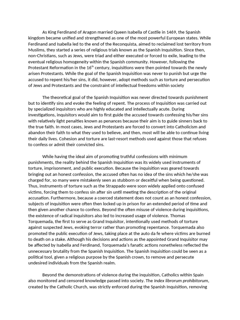 As King Ferdinand of Aragon Married Queen Isabella of Castile in 1469 | PDF