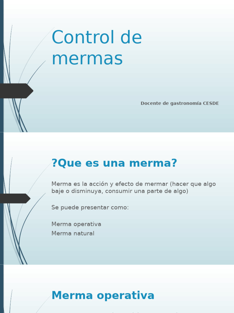 Control de Mermas | PDF