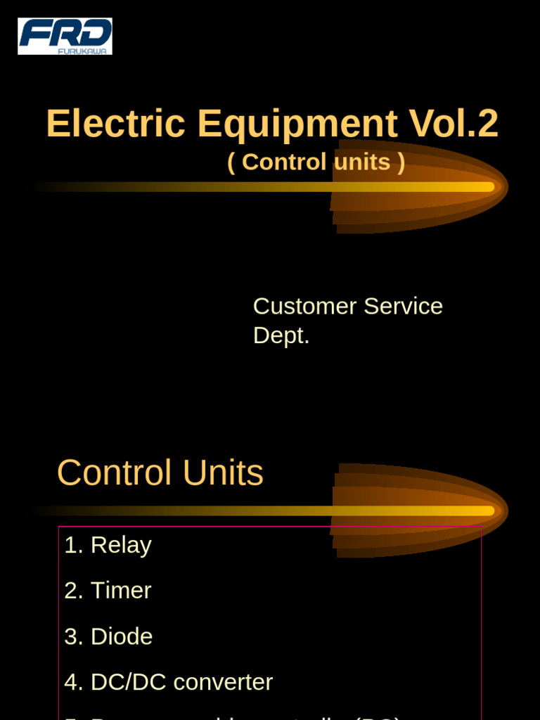 Basic Electric Vol.2 Control Units 070917 | PDF | Relay | Input/Output