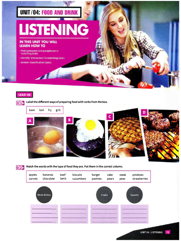 04 Listening Unit 4 | PDF