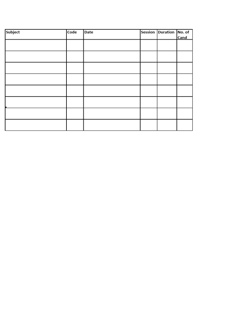 Checkpoint October 2024 Timetable | PDF