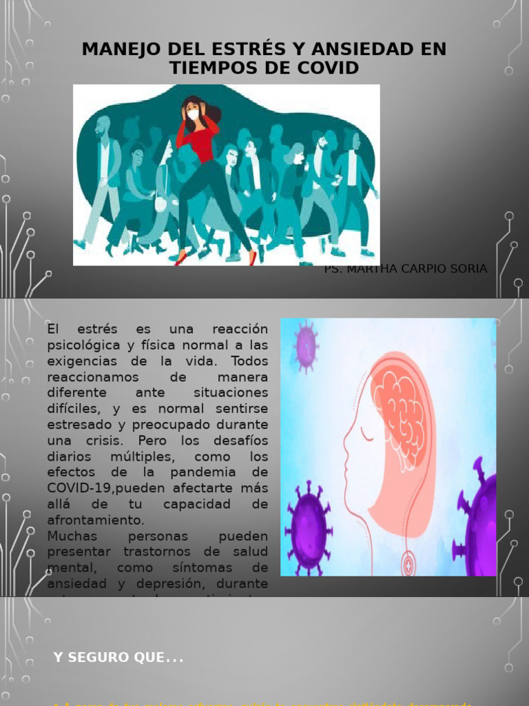 Manejo Del Estres Y La Ansiedad Pdf