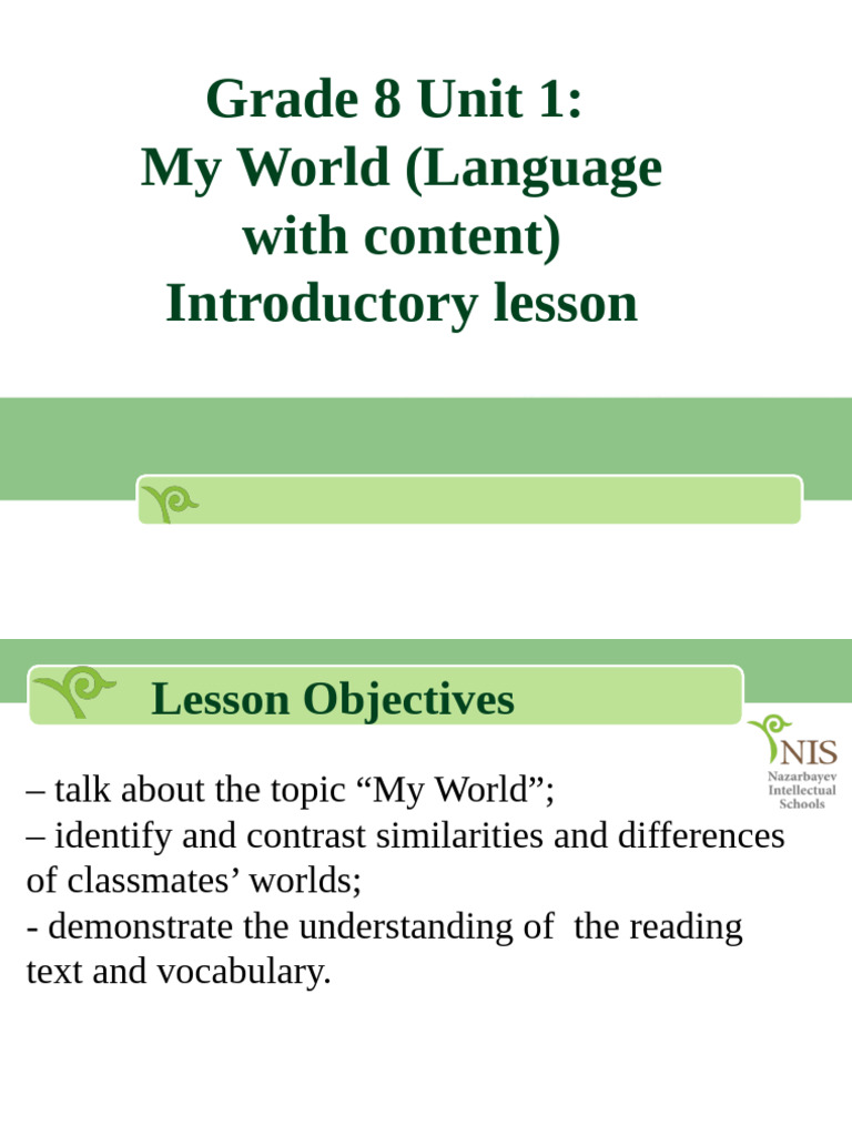 Week 1 Lessons 3-4 | PDF