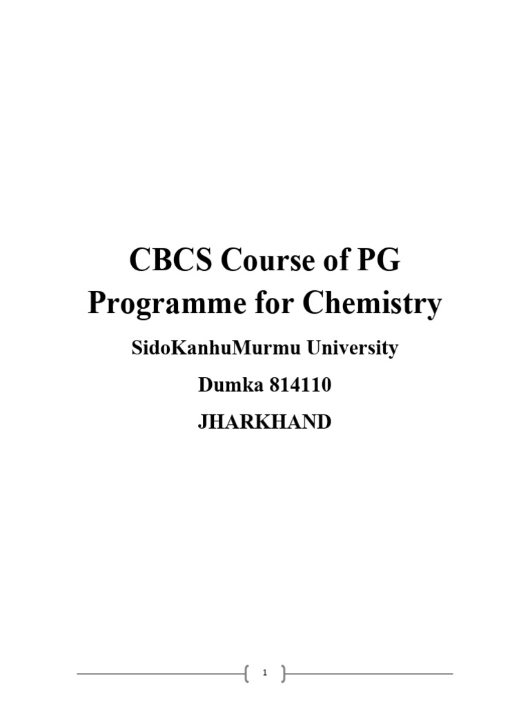 Final PG Syllabus | PDF | Chemical Reactions | Spectroscopy