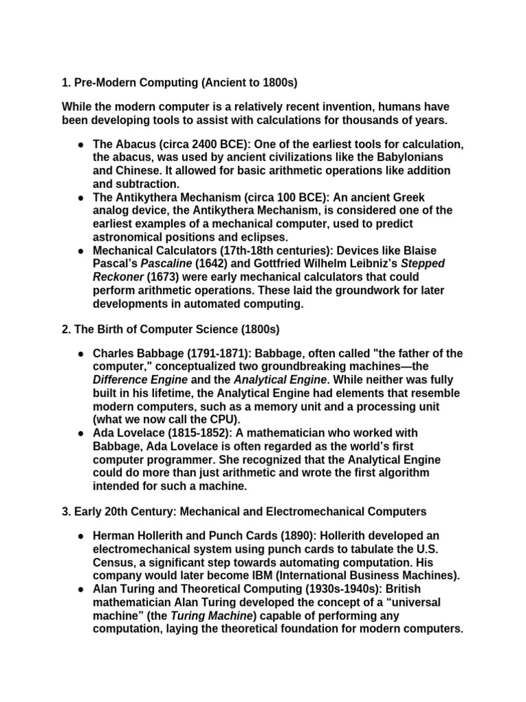 Computer History | PDF